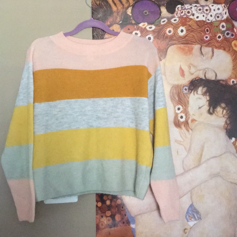 🌸🌞H&M striped spring sweater🌞🌸